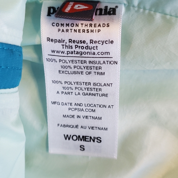 Patagonia Puffer Jacket sz Sm - Picture 5 of 5